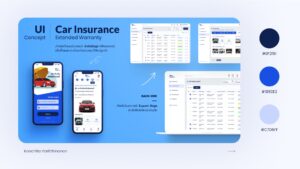 Portfolio Web App UI The Motor - Car Insurance Web App UI Concept Design by Kanchita Varitthinanon 01 featured image